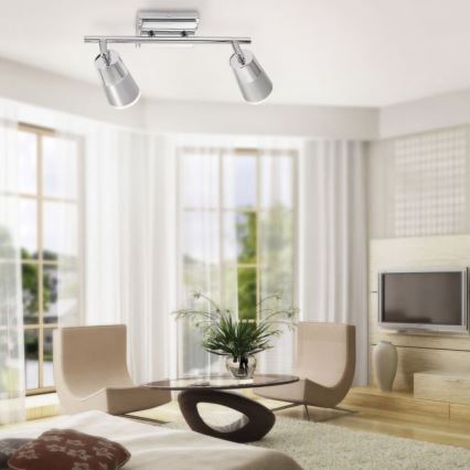 JUST LIGHT. 11229-17 - Foco LED DALLI 2xLED/3,5W/230V cromado brilhante