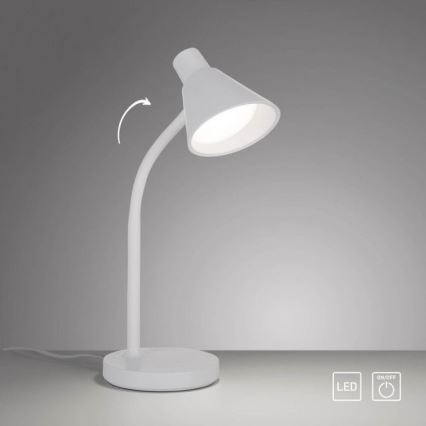 JUST LIGHT. 11248-16 - Candeeiro de secretária flexível LED PIXIE LED/4,5W/230V branco