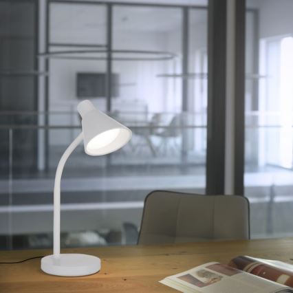 JUST LIGHT. 11248-16 - Candeeiro de secretária flexível LED PIXIE LED/4,5W/230V branco