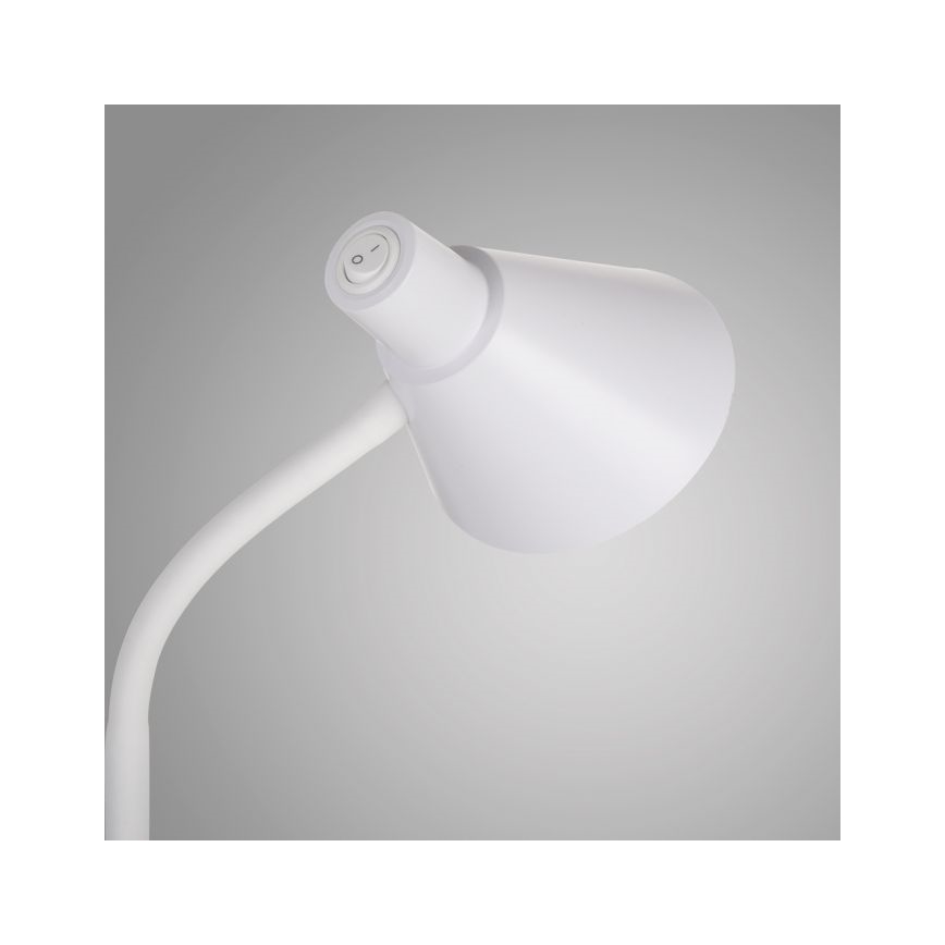 JUST LIGHT. 11248-16 - Candeeiro de secretária flexível LED PIXIE LED/4,5W/230V branco