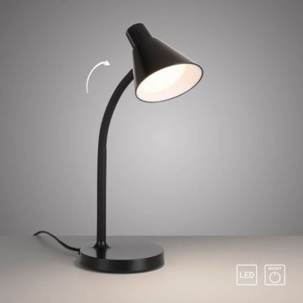 JUST LIGHT. 11248-18 - Candeeiro de mesa LED flexível PIXIE LED/4,5W/230V preto