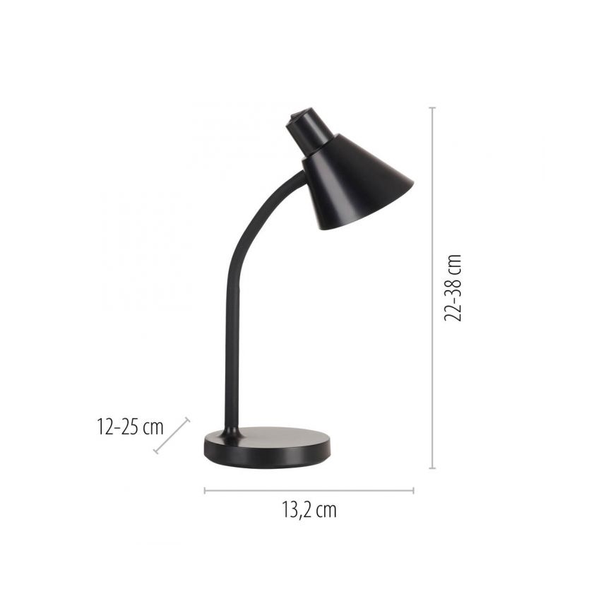 JUST LIGHT. 11248-18 - Candeeiro de mesa LED flexível PIXIE LED/4,5W/230V preto