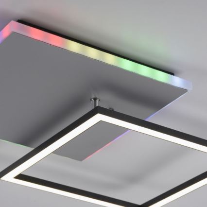 JUST LIGHT. 11327-95 - Iluminação de teto LED RGBW com regulação RENDA LED/31W/230V 2700-5000K + comando