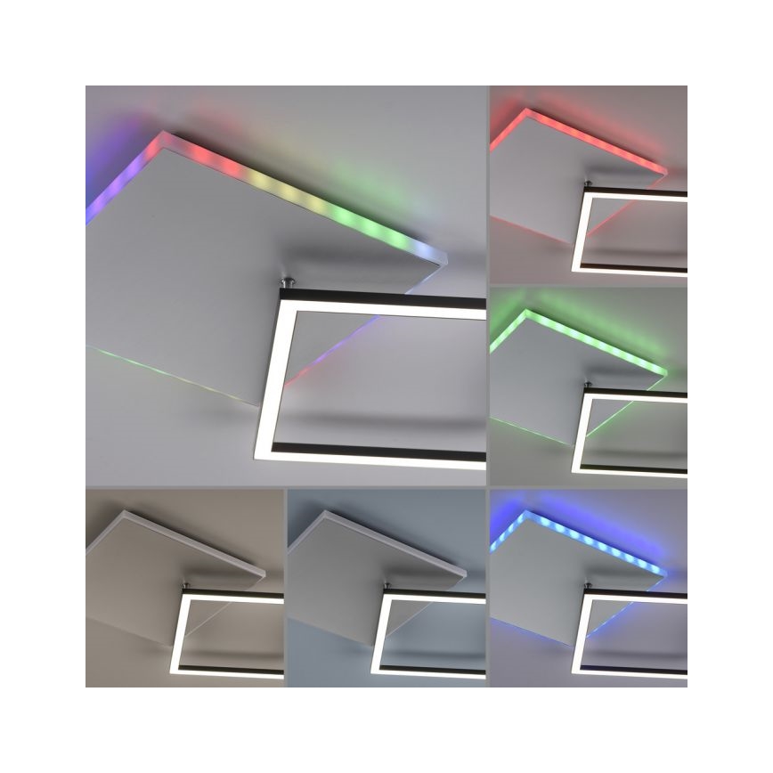 JUST LIGHT. 11327-95 - Iluminação de teto LED RGBW com regulação RENDA LED/31W/230V 2700-5000K + comando