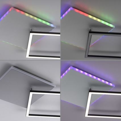 JUST LIGHT. 11327-95 - Iluminação de teto LED RGBW com regulação RENDA LED/31W/230V 2700-5000K + comando