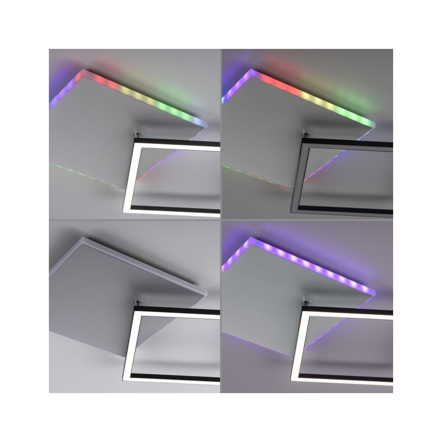 JUST LIGHT. 11327-95 - Iluminação de teto LED RGBW com regulação RENDA LED/31W/230V 2700-5000K + comando