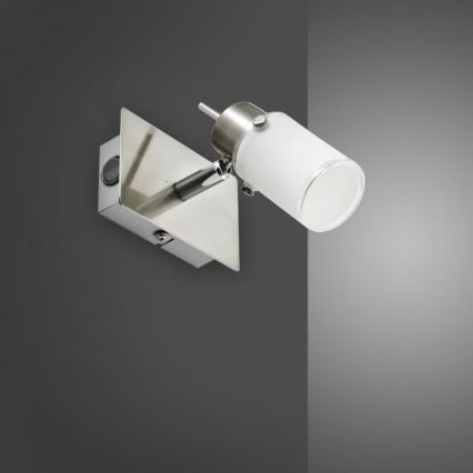 JUST LIGHT. 11931-55 - Foco de parede LED MAX 1xGU10/4W/230V cromado mate