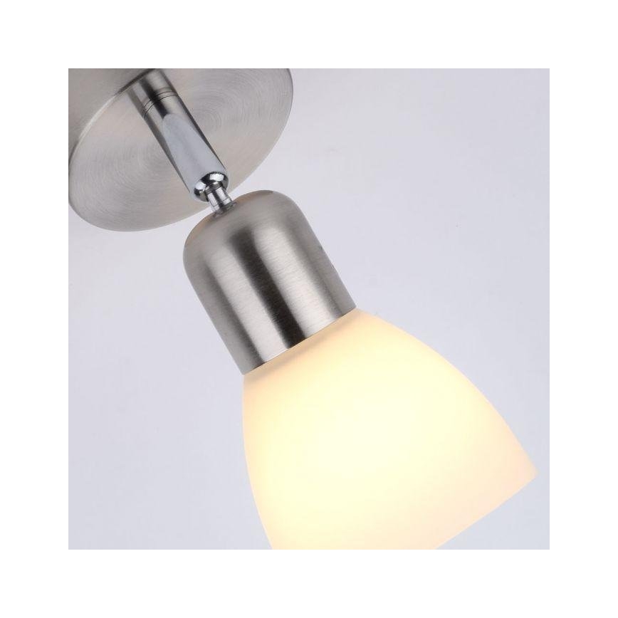 JUST LIGHT. 11951-55 - Foco de parede KARO 1xE14/40W/230V cromado mate