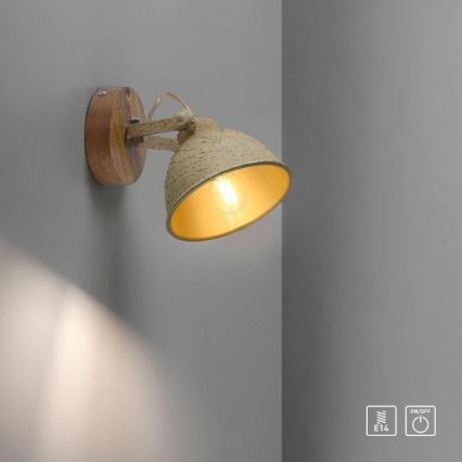 JUST LIGHT. 11981-39 - Foco de parede SAMIA 1xE14/40W/230V