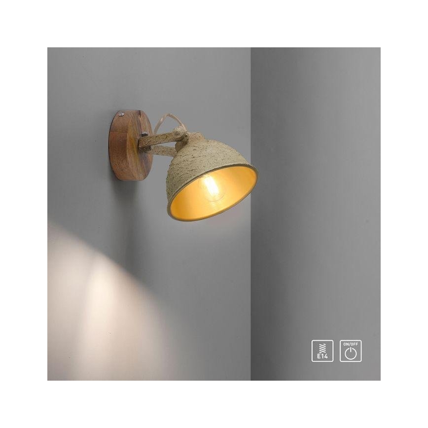 JUST LIGHT. 11981-39 - Foco de parede SAMIA 1xE14/40W/230V