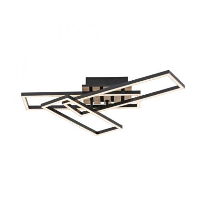 JUST LIGHT. 14051-79 - Luminária de teto LED AKUSTIKA LED/20,5W/230V carvalho/preto