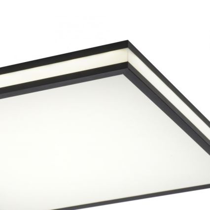 JUST LIGHT. 14110-18 - Iluminação de teto LED RGBW com regulação MARIO BLACK LED/19,5W/230V 2700-5000K + comando