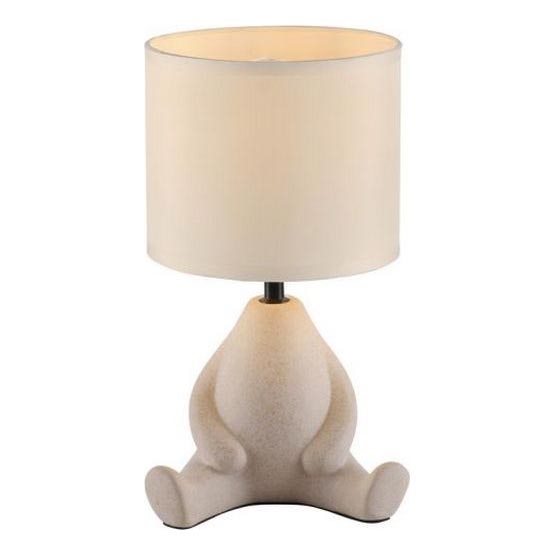 JUST LIGHT. 14190-39 - Candeeiro de mesa TED 1xE27/25W/230V bege