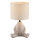 JUST LIGHT. 14190-39 - Candeeiro de mesa TED 1xE27/25W/230V bege