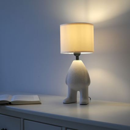 JUST LIGHT. 14191-39 - Candeeiro de mesa TED 1xE27/25W/230V bege