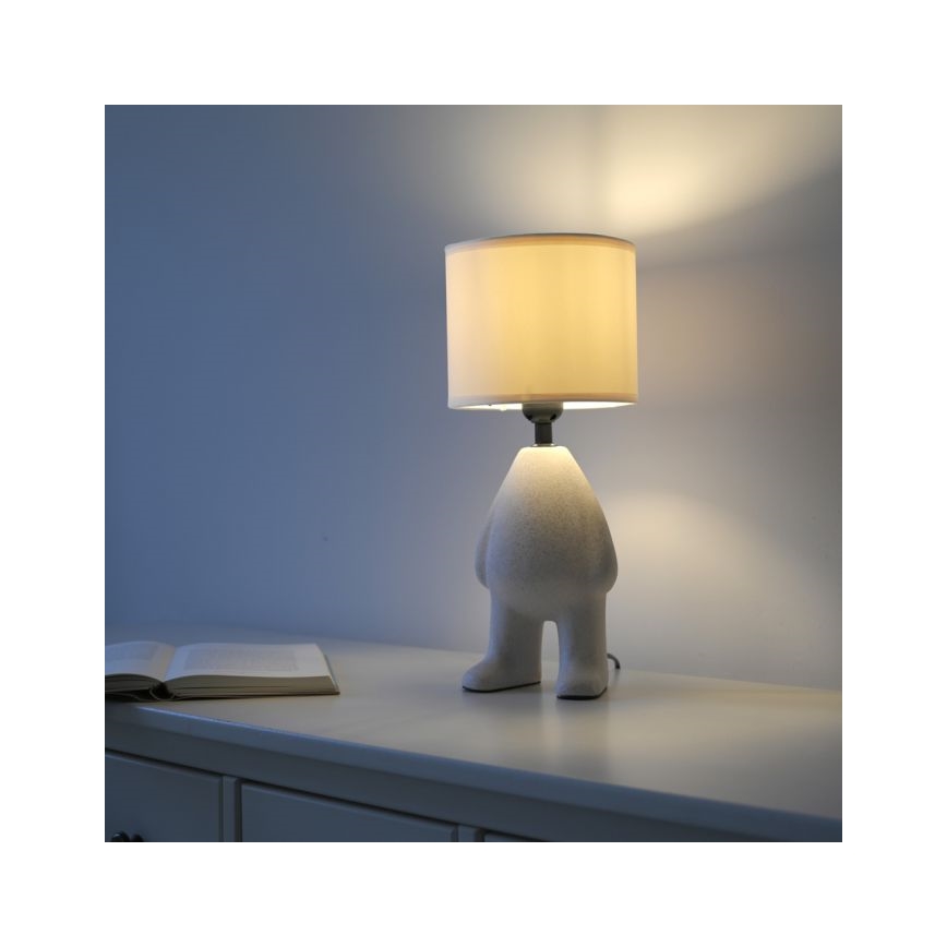 JUST LIGHT. 14191-39 - Candeeiro de mesa TED 1xE27/25W/230V bege