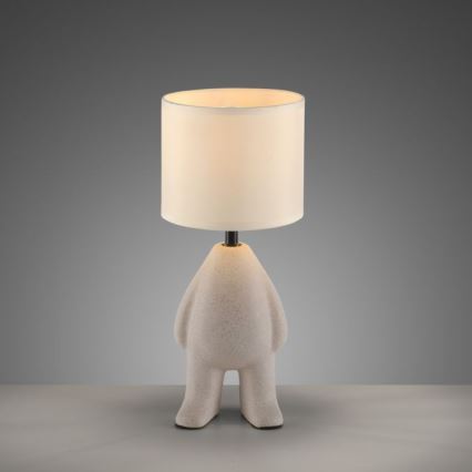 JUST LIGHT. 14191-39 - Candeeiro de mesa TED 1xE27/25W/230V bege