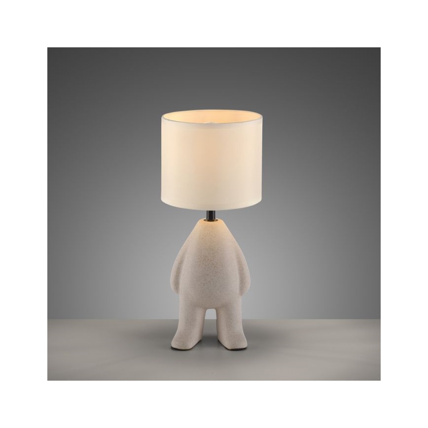 JUST LIGHT. 14191-39 - Candeeiro de mesa TED 1xE27/25W/230V bege