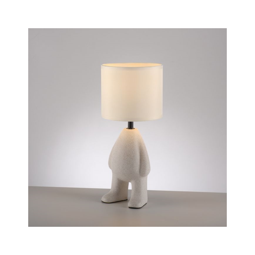 JUST LIGHT. 14191-39 - Candeeiro de mesa TED 1xE27/25W/230V bege