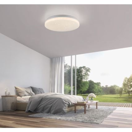 JUST LIGHT. 14275-16 - Iluminação de teto LED URANUS LED/10W/230V diâmetro 26 cm branco