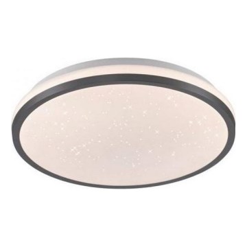 JUST LIGHT. 14293-18 - Iluminação de teto LED com regulação KYLE LED/10W/230V diâmetro 28 cm preto