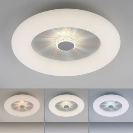 JUST LIGHT. 14383-16 - Iluminação de teto LED com regulação VERTIGO LED/26W/230V 2700-5000K branco + comando