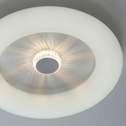 JUST LIGHT. 14383-16 - Iluminação de teto LED com regulação VERTIGO LED/26W/230V 2700-5000K branco + comando