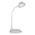 JUST LIGHT. 14414-16 - Candeeiro de mesa LED tátil, flexível e regulável com carregamento sem fios PUCKI LED/4,5W/230V branco