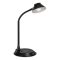JUST LIGHT. 14414-18 - Candeeiro de mesa LED dimerizável, flexível, com controlo táctil e carregamento sem fios PUCKI LED/4,5W/230V preto