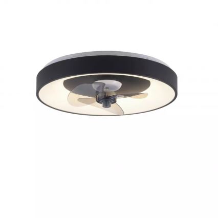 JUST LIGHT. 14644-18 - Iluminação de teto LED com regulação e ventoinha VENIKA LED/36W/230V diâmetro 48,6 cm 2700-5000K + comando