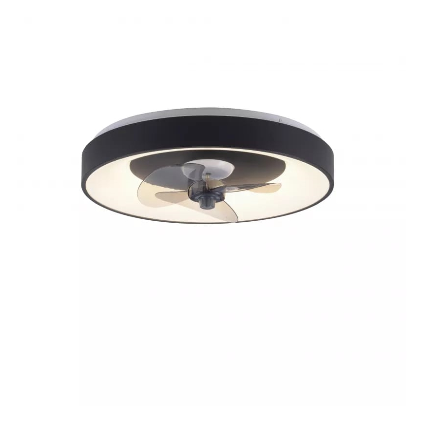 JUST LIGHT. 14644-18 - Iluminação de teto LED com regulação e ventoinha VENIKA LED/36W/230V diâmetro 48,6 cm 2700-5000K + comando