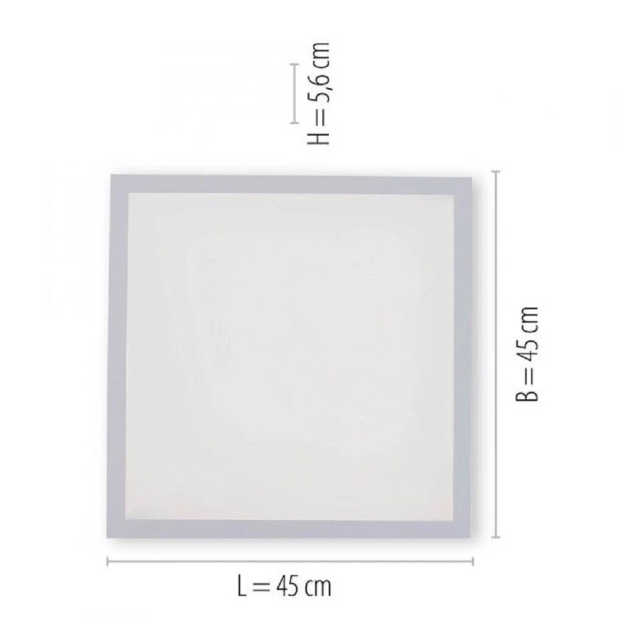 JUST LIGHT. 14681-16 - Painel integrado LED RGB com regulação LOLA FLAT LED/28W/230V 2700-5000K + comando