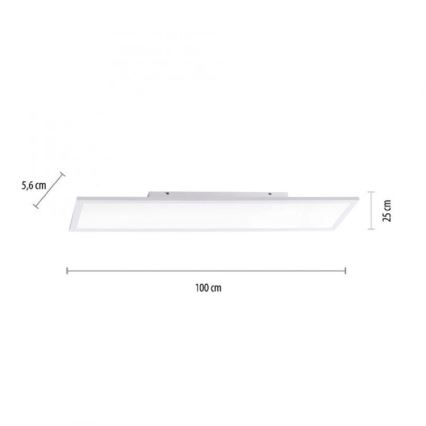 JUST LIGHT. 14682-16 - Painel integrado LED RGB com regulação LOLA FLAT LED/28,5W/230V 2700-5000K + comando