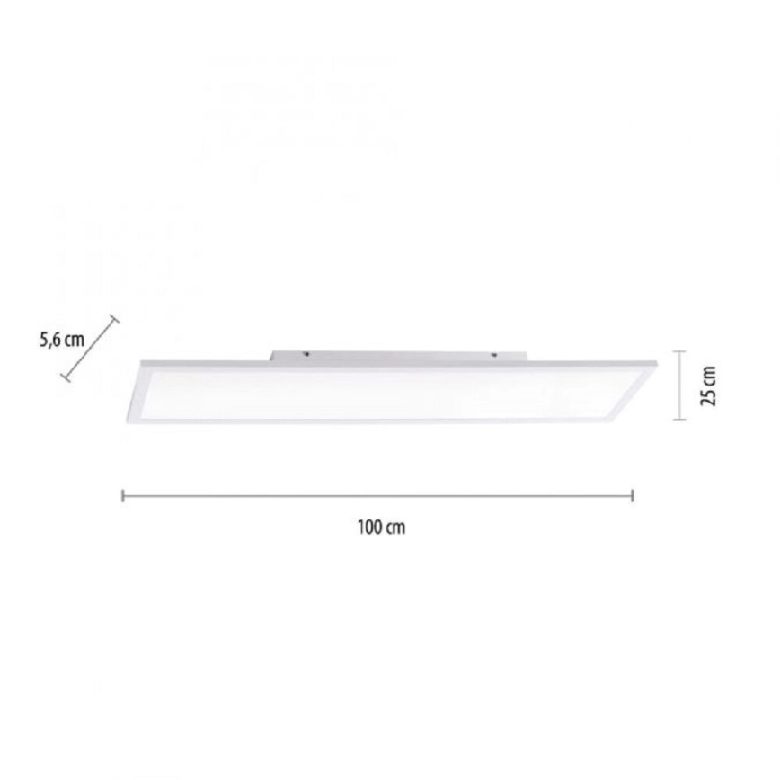 JUST LIGHT. 14682-16 - Painel integrado LED RGB com regulação LOLA FLAT LED/28,5W/230V 2700-5000K + comando