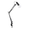 JUST LIGHT. 14773-18 - Candeeiro de mesa com clipe TURN ME 1xE27/60W/230V preto