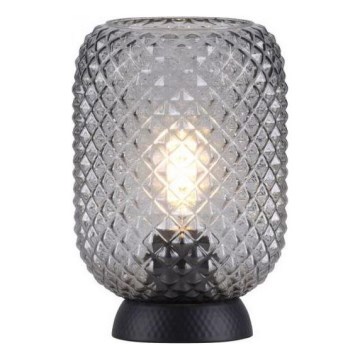 JUST LIGHT. 14906-18 - Candeeiro de mesa REISHI 1xE27/40W/230V preto