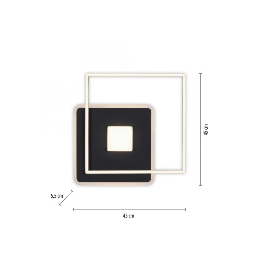 JUST LIGHT. 15045-18 - Iluminação de teto LED com regulação DOMINO LED/26W/230V