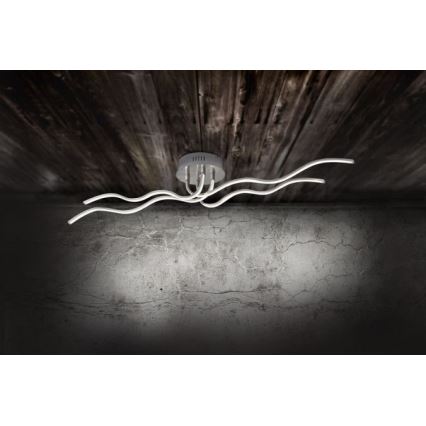 JUST LIGHT. 15126-55 - Candeeiro  integrado LED WAVE LED/29,4W/230V cromado mate