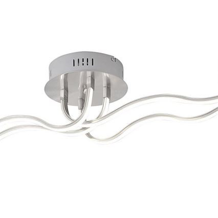 JUST LIGHT. 15126-55 - Candeeiro  integrado LED WAVE LED/29,4W/230V cromado mate