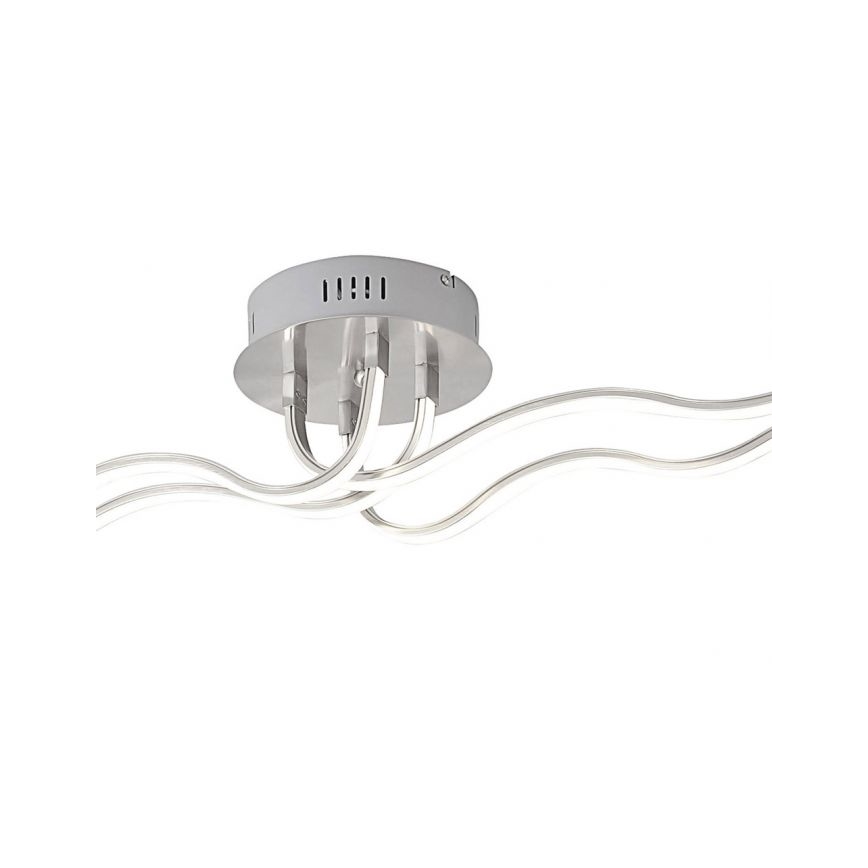 JUST LIGHT. 15126-55 - Candeeiro  integrado LED WAVE LED/29,4W/230V cromado mate