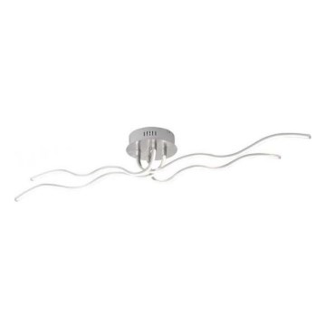 JUST LIGHT. 15126-55 - Candeeiro  integrado LED WAVE LED/29,4W/230V cromado mate