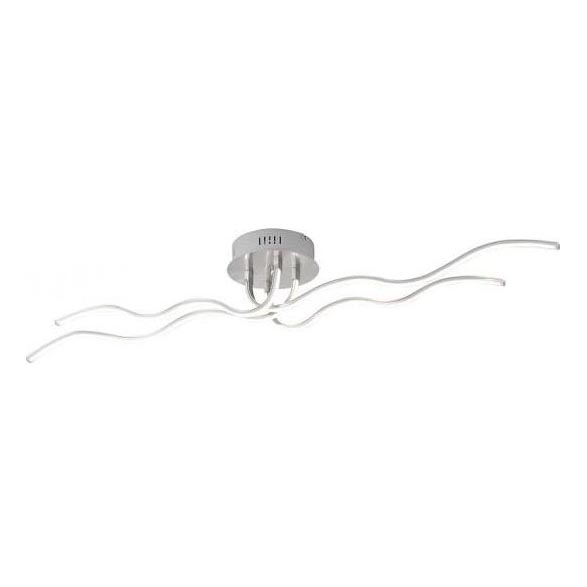 JUST LIGHT. 15126-55 - Candeeiro  integrado LED WAVE LED/29,4W/230V cromado mate