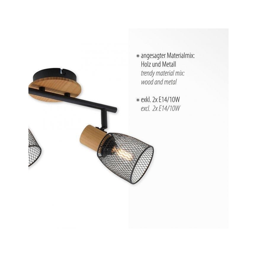 JUST LIGHT. 15192-79 - Foco TAMIS 2xE14/10W/230V