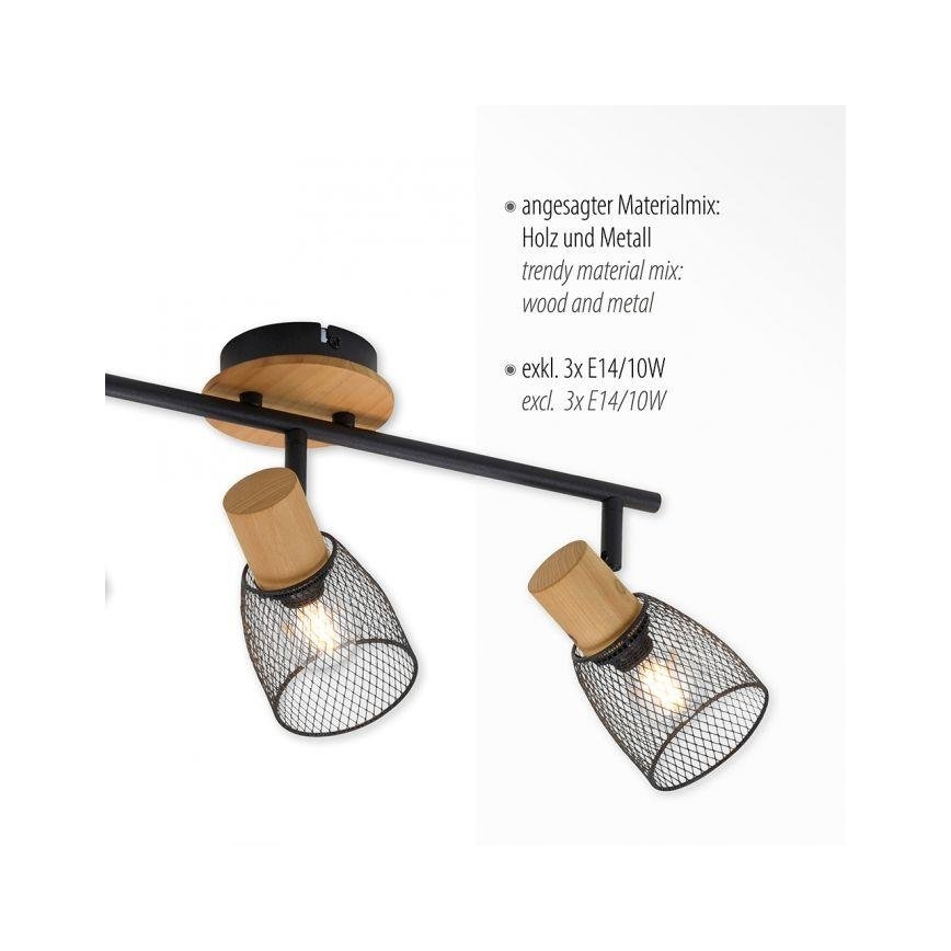 JUST LIGHT. 15193-79 - Foco TAMIS 3xE14/10W/230V
