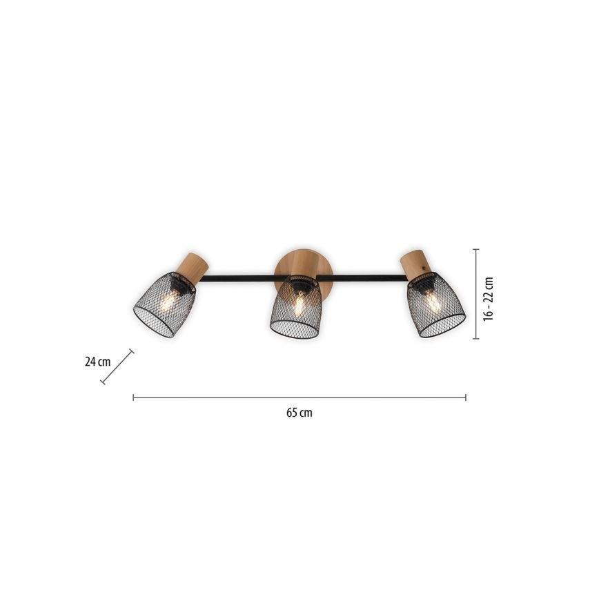 JUST LIGHT. 15193-79 - Foco TAMIS 3xE14/10W/230V