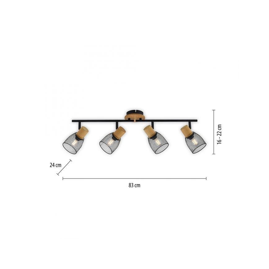 JUST LIGHT. 15194-79 - Foco TAMIS 4xE14/10W/230V