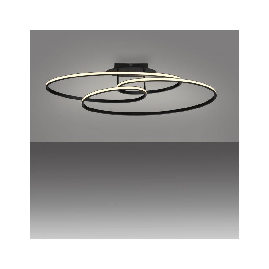 JUST LIGHT. 15321-18 - Iluminação de teto LED LUMACA LED/33W/230V preto