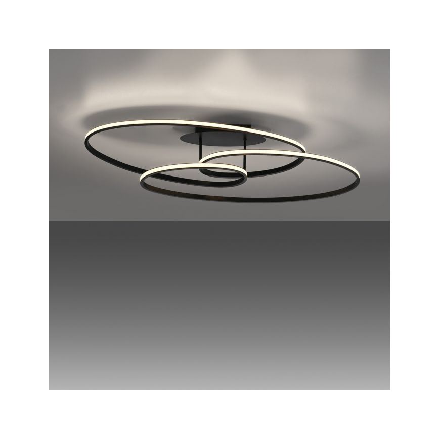 JUST LIGHT. 15321-18 - Iluminação de teto LED LUMACA LED/33W/230V preto