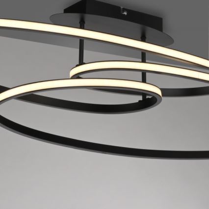 JUST LIGHT. 15321-18 - Iluminação de teto LED LUMACA LED/33W/230V preto