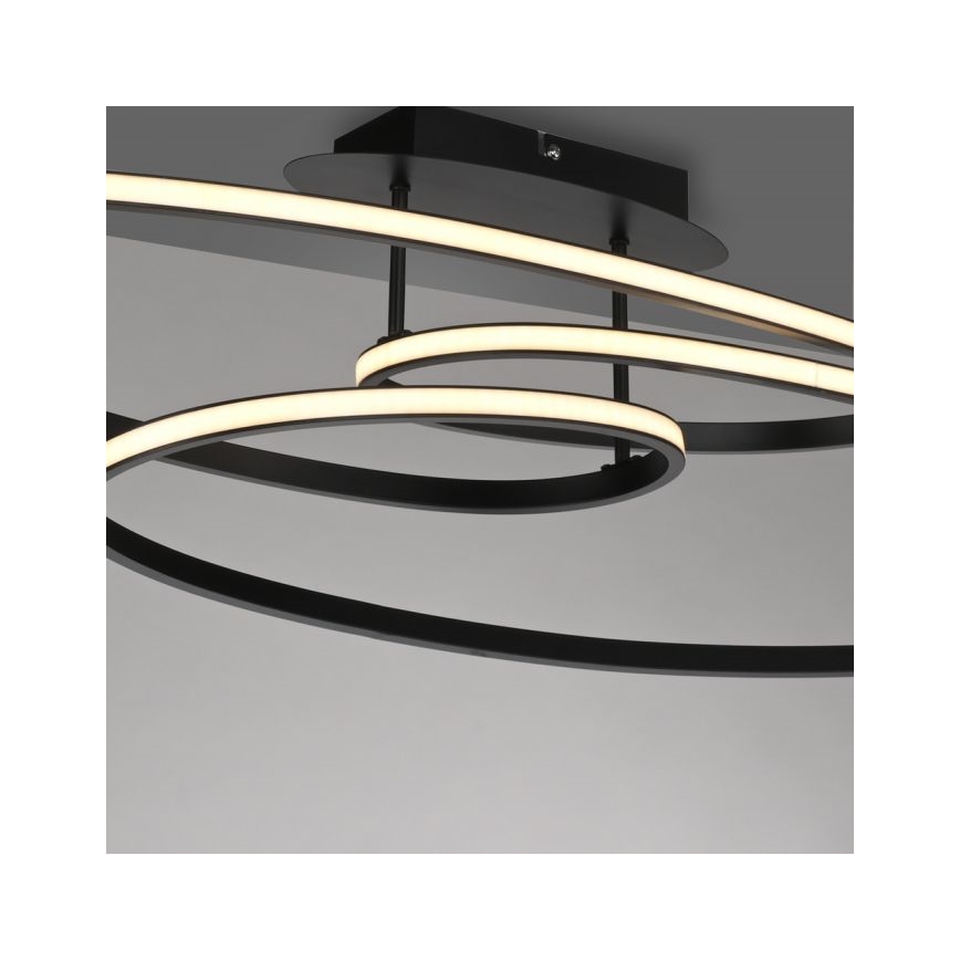 JUST LIGHT. 15321-18 - Iluminação de teto LED LUMACA LED/33W/230V preto